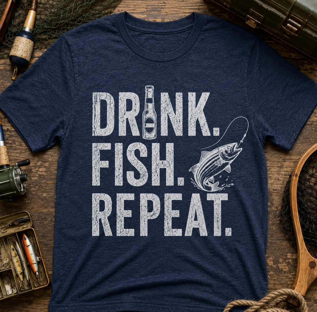 Drink. Fish. Repeat.