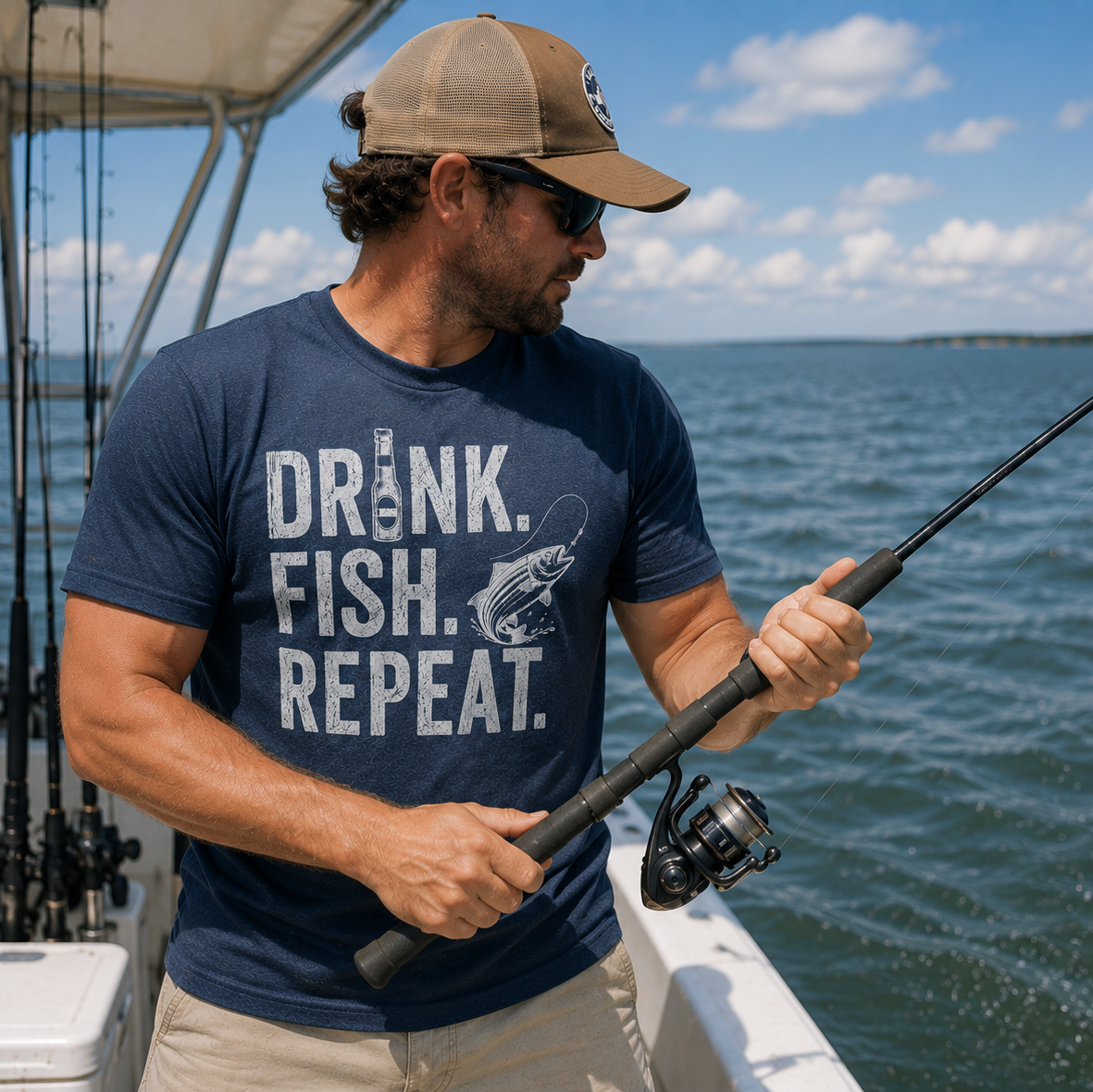 Drink. Fish. Repeat.