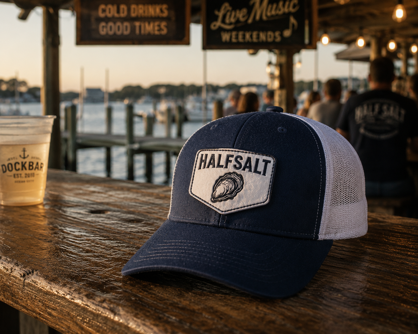 Trucker Hat - Embroidered Patch